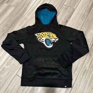Jacksonville Jaguars Pullover Hoodie in Black and Camo Black details